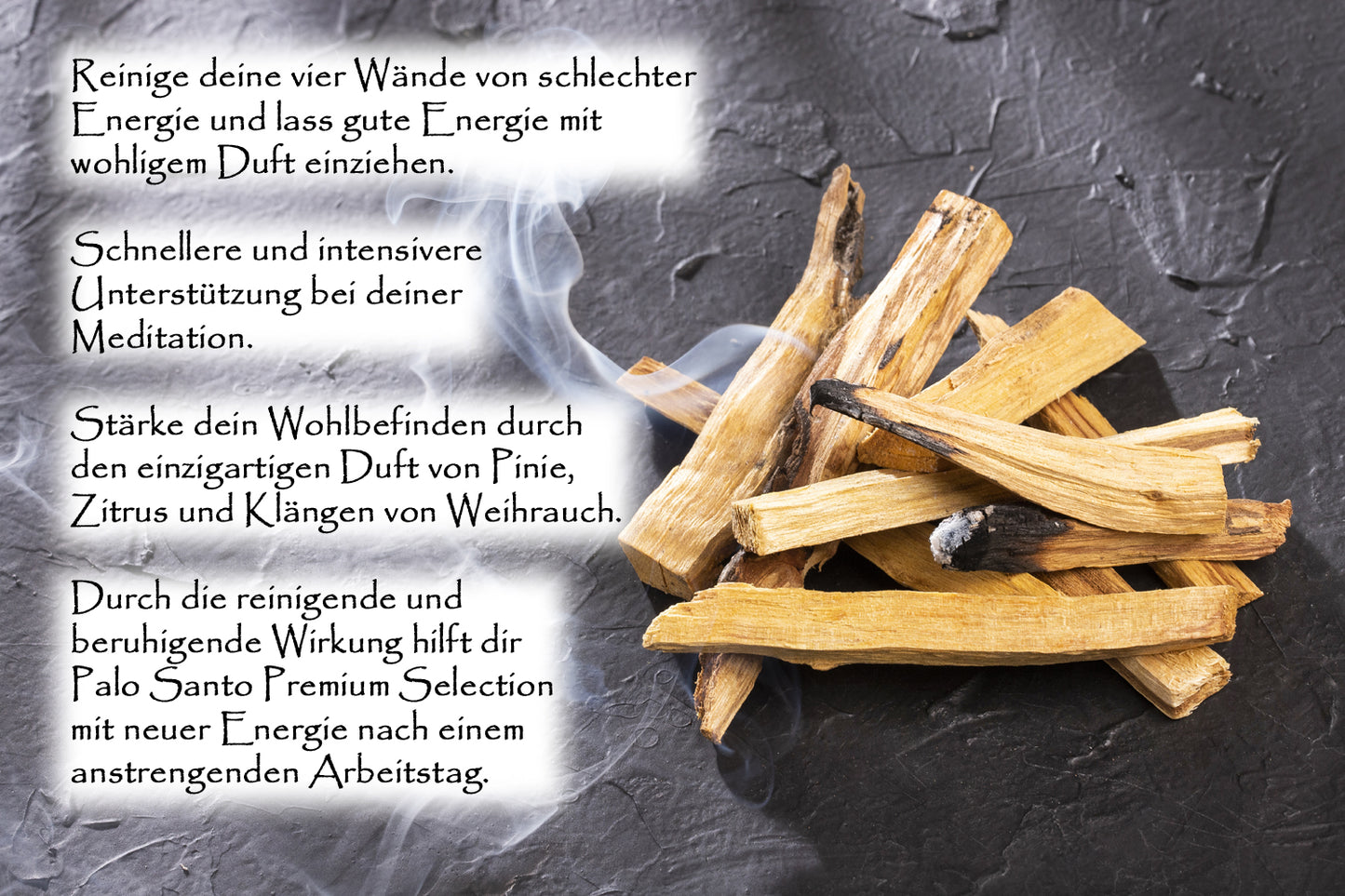 Palo Santo in Premium Selection Qualität inkl. 5 Weisheitskarten